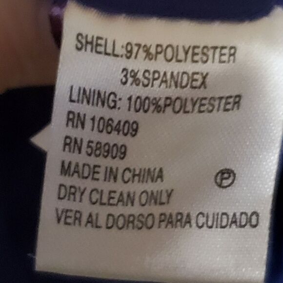 Antonio Melani | Blue and Coral Printed Sheath Dress | Size 4 - Picture 3 of 5